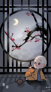 一禅小和尚图片108张_一禅萌照108张，佛系屏保，你最爱哪张？