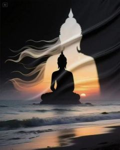 佛禅意境悟的图片_适合冥想瑜伽的宁静画作，让环境变安静，缓解压力