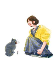 女人和猫唯美图片_美女与猫咪温馨合照，治愈系屏保墙，快来分享你的喵星人故事！