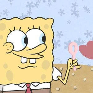 海绵宝宝情侣头像高清一左一右_海绵宝宝派大星情侣头像100款，超可爱浪漫，别错过！