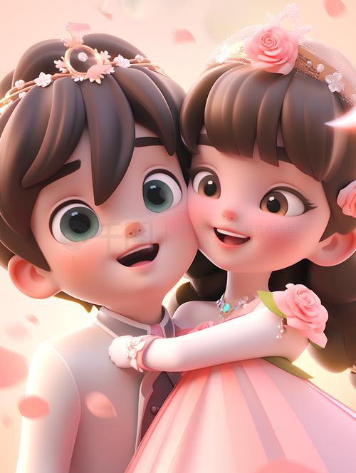 公主王子情侣头像一对_可爱公主王子情侣头像，甜蜜聊天必备！
