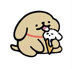 情头狗狗系列可爱卡通_超可爱狗狗头像，情侣手机壁纸首选，快来选一对吧！