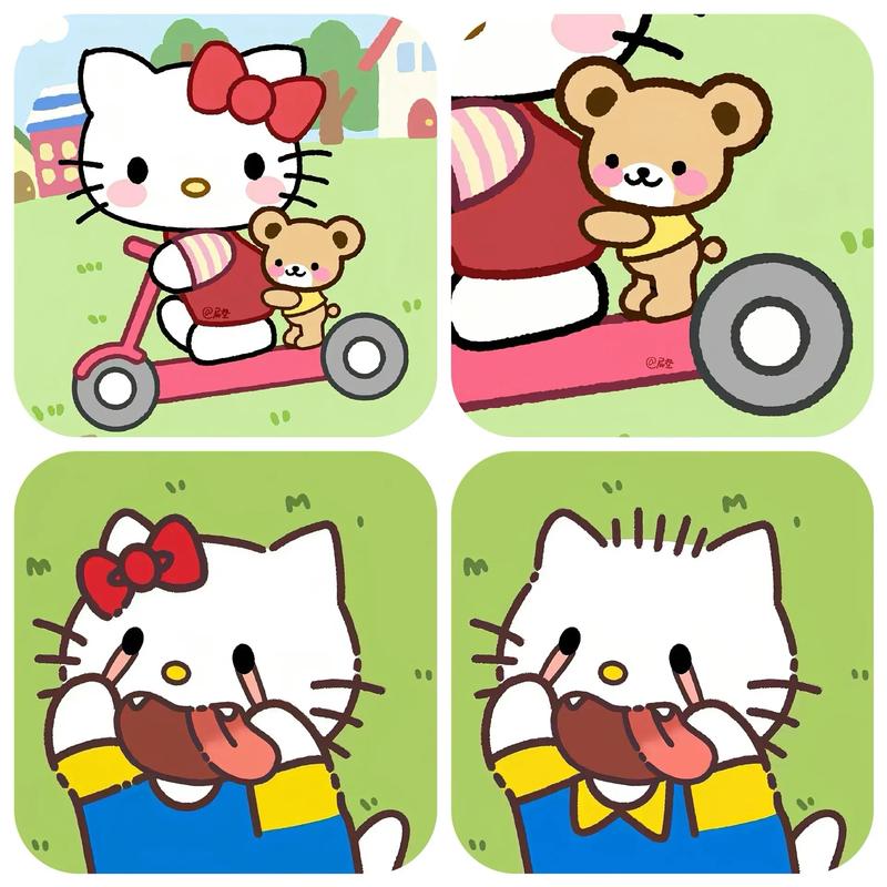 kitty情侣头像一左一右_Hello Kitty情侣头像，甜蜜喜庆，微信情侣头像优选！