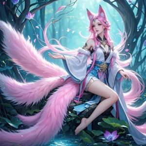 九尾狐女生头像_古风神秘，微信QQ个性头像优选