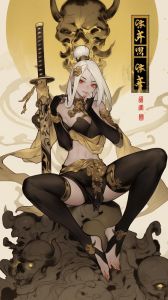 二次元古风女将军图片_二次元红衣女将军，仙气飘飘又酷炫，你猜她在哪打仗？