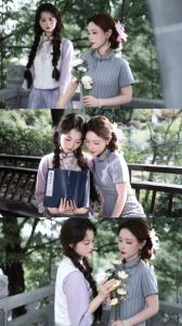 闺蜜双人拍照姿势_闺蜜合照姿势分享，甜酷互动灵感！