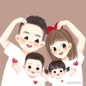 儿女双全图片可爱卡通手绘_这画色彩鲜艳可爱，适合孩子房间，激发想象力，大家觉得挂墙上怎么样？有孩子的你会选吗？