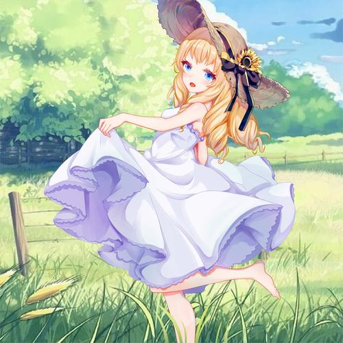 白底美少女图片_清爽白底美少女图，适合头像或海报？