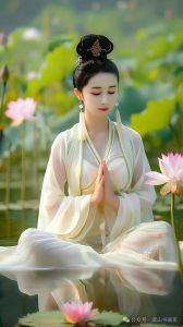荷花仙女下凡图片_荷花仙女头像壁纸，仙气飘飘显气质