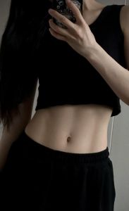 女性肚子图片_女性腹部构造图解，助你直观了解腹肌和器官位置！